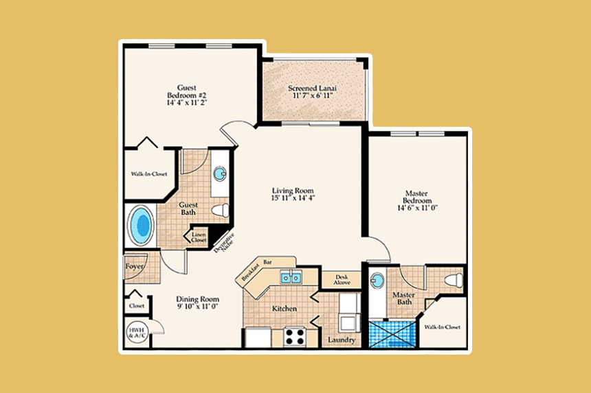 Positano Place at Naples Floor Plans: Tuscany